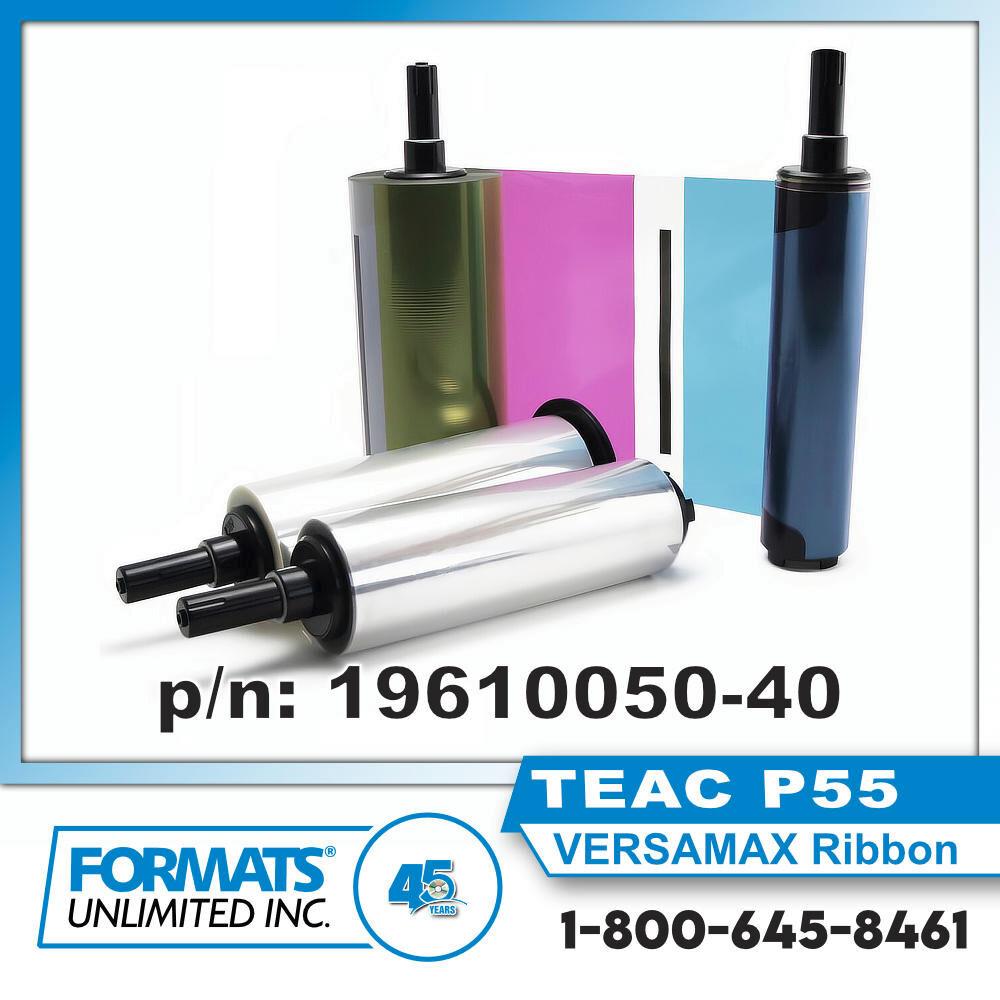 Ribbon 4枚セット Teac P-55 Versamax Color Ribbon Set Color Ribbon/Transfer Ribbon