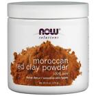 2x Now Foods Solutions Moroccan Red Clay Facial Detox Powder 100 Pure Daily