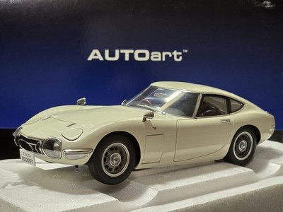 AUTOart TOYOTA 2000GT イヤースポークホイール　ホワイト⑥ AUTOart TOYOTA 2000GT イヤースポークホイール ホワイト⑥ 1/18