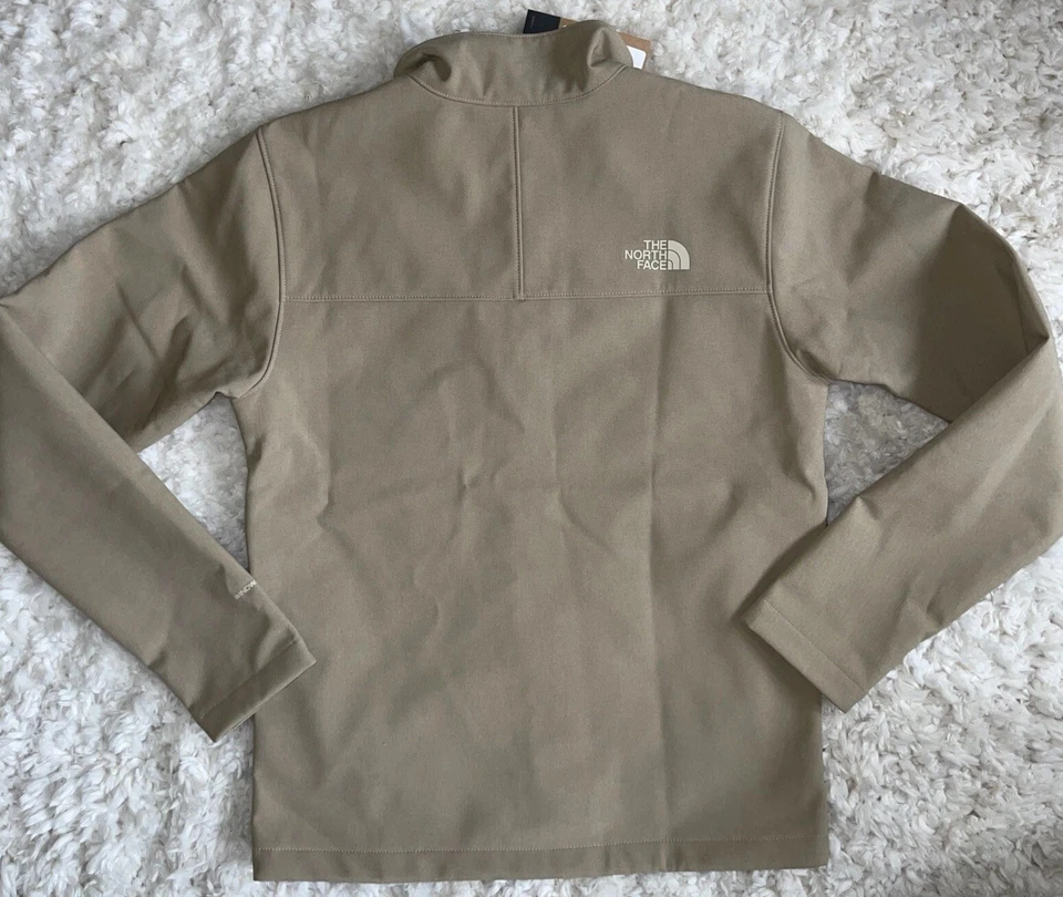 NORTH FACE Jacket Mens Small Beige Apex Bionic Wind Rain Casual Winter Coat - Image 3 of 4