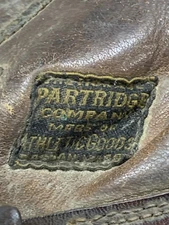 Antique Leather Catchers Mitt Partridge Company Mfrs of Athletic Goods Pre-1931