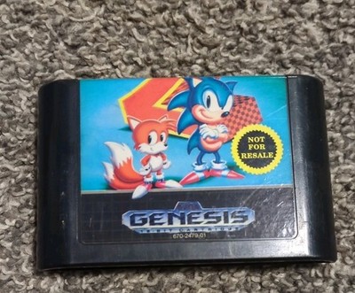 Sonic the Hedgehog 2 (Sega Genesis) Cartridge Only