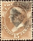 US Stamps BOB Collection SC#O79 Used 15 Cent Treasury Department 122225-6