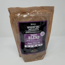 Ninja Woodfire Pellets Robust Blend Grill Wood BBQ 2 Lb Hickory Cherry Maple Oak