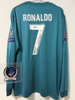 Cristiano Ronaldo Signed Real Madrid 2017 UCL Autographed Jersey/ Beckett COA