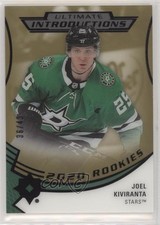 2020 Upper Deck Ultimate Collection Introductions Gold 36/49 Joel Kiviranta 1q2