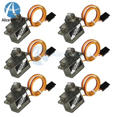 2/4/6PCS DIYMORE MG90S Servo Metal Gear Micro Servo For RC Helicopter Car Boat