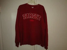 TARGET-VARSITY LETTERS-WONDERSHOP-RED EMPLOYEE SWEATSHIRT-XL