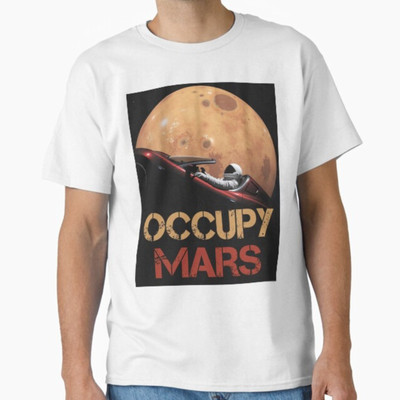 Occupy Mars Astronomy Space Explorer Rocket Science T-Shirt