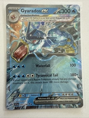 Pokemon TCG Gyarados EX Double Rare Holo Card 45/198 Scarlet & Violet Base Set