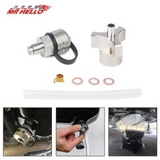 Quick Twist Magnetic Stainless Steel Oil Drain Valve with Hose Adapter