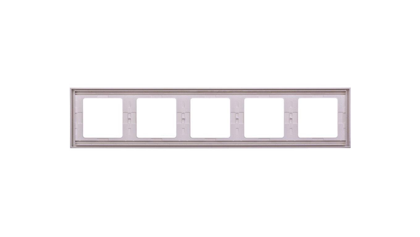 Berker K.1 Five Frame Horizontal Snow White 13937009