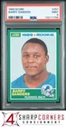 1989 SCORE #257 BARRY SANDERS RC HEISMAN LIONS HOF PSA 9