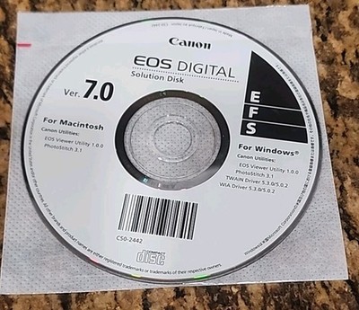 Cannon EOS Digital Solution Disk ver. 7.0 CD-ROM
