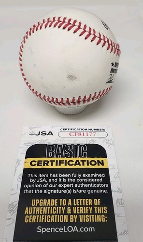 Maury Wills Signed Rawlings Official National League Baseball JSA COA DODGERS - Picture 3 of 4
