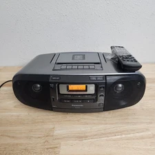 Panasonic RX-D55GC-K CD Tape Cassette Radio Boombox Dual