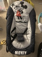 Hauck Disney Rocky Baby Bouncer, Minnie Sweetheart - Suitable from Birth to 9kg