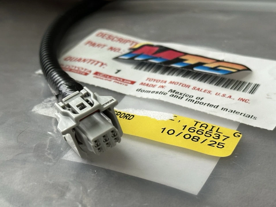 Toyota Tacoma 2015-2020 OEM cámara de reversa cableado conector enchufe arnés Foto 3 de 4