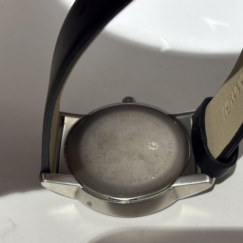 Junghans Solar Tech 4411 Gray Black Analog Men's Watch Working Item - Picture 5 of 8
