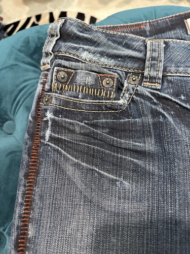 Jeans Damen Größe 30 von 1921 - einmal getragen Y2K Blue Denim - Bild 3 von 10