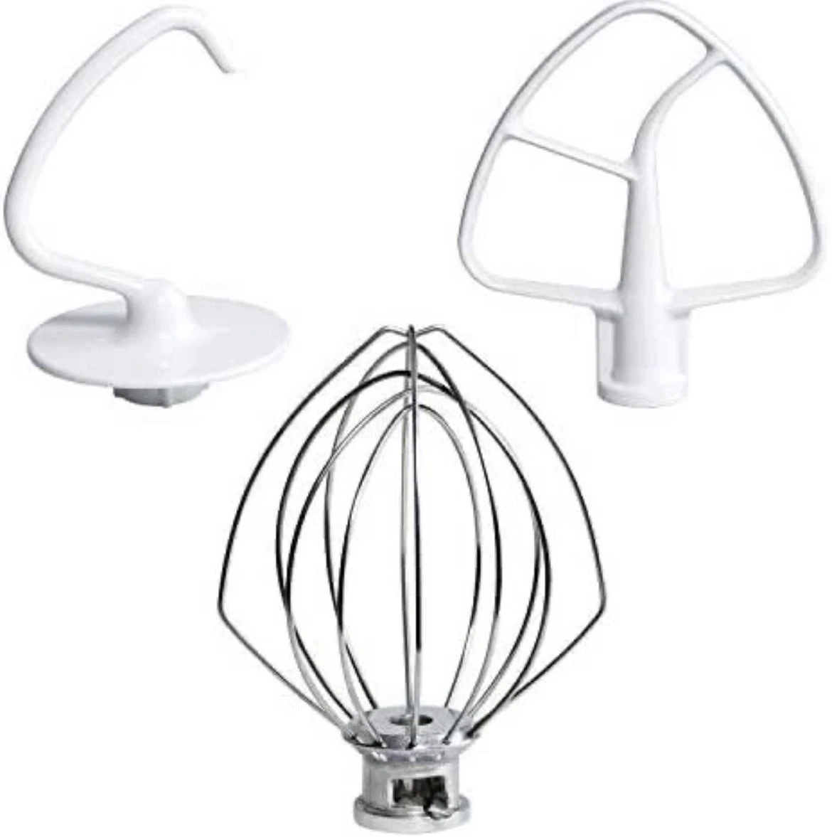 3 Pack Mixer Attachments Set for Kitchenaid 4.5-5 Quart Tilt-Head Stand Mixers,