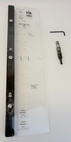 Rockler “The Original JIG IT” Cabinet Hardware Template System w/ Boring Bit