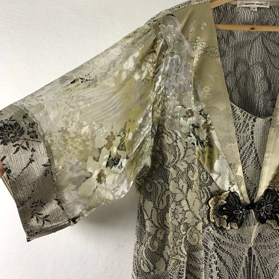 De Colección Spencer Alexis 2 piezas Vestido Top Mediano Showgirl Gatsby Cóctel Nochevieja Fiesta Foto 3 de 4