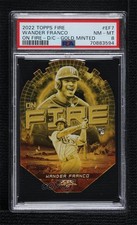 2022 Topps Fire En Fuego Gold Minted Wander Franco #EF-7 PSA 8 0ft7