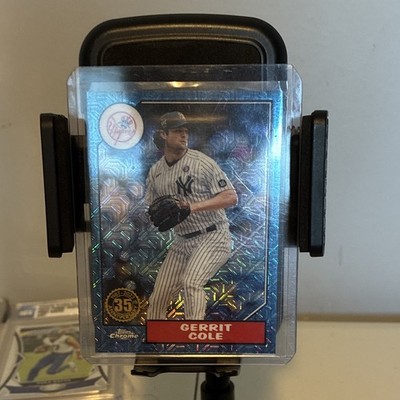 Topps 2022 Series 1 1987 Chrome Silver Pack Mojo Gerrit Cole T87C-94 /150