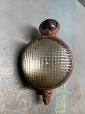 Ih/ Farmall Rear Light/ Bullet Tail Light Red Top W/ Clamp & Spacer *not Tested*