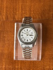 Schöne alte original Seiko 5 Damenuhr Automatik Edelstahlband!!!