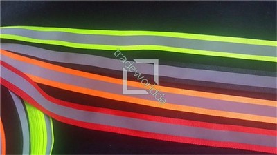 10MM Reflective Tape Strip Sew-On Silver  Fabric Trim Safty Vest 10MM 50M