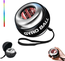 Auto-Start Gyro Ball Wrist Exerciser for Arm, Finger, and Wrist Strength