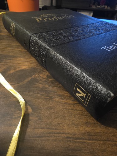 Biblia de Estudio de la Profecia RV1960 Tim LaHaye imit piel negro - Foto 2 di 13