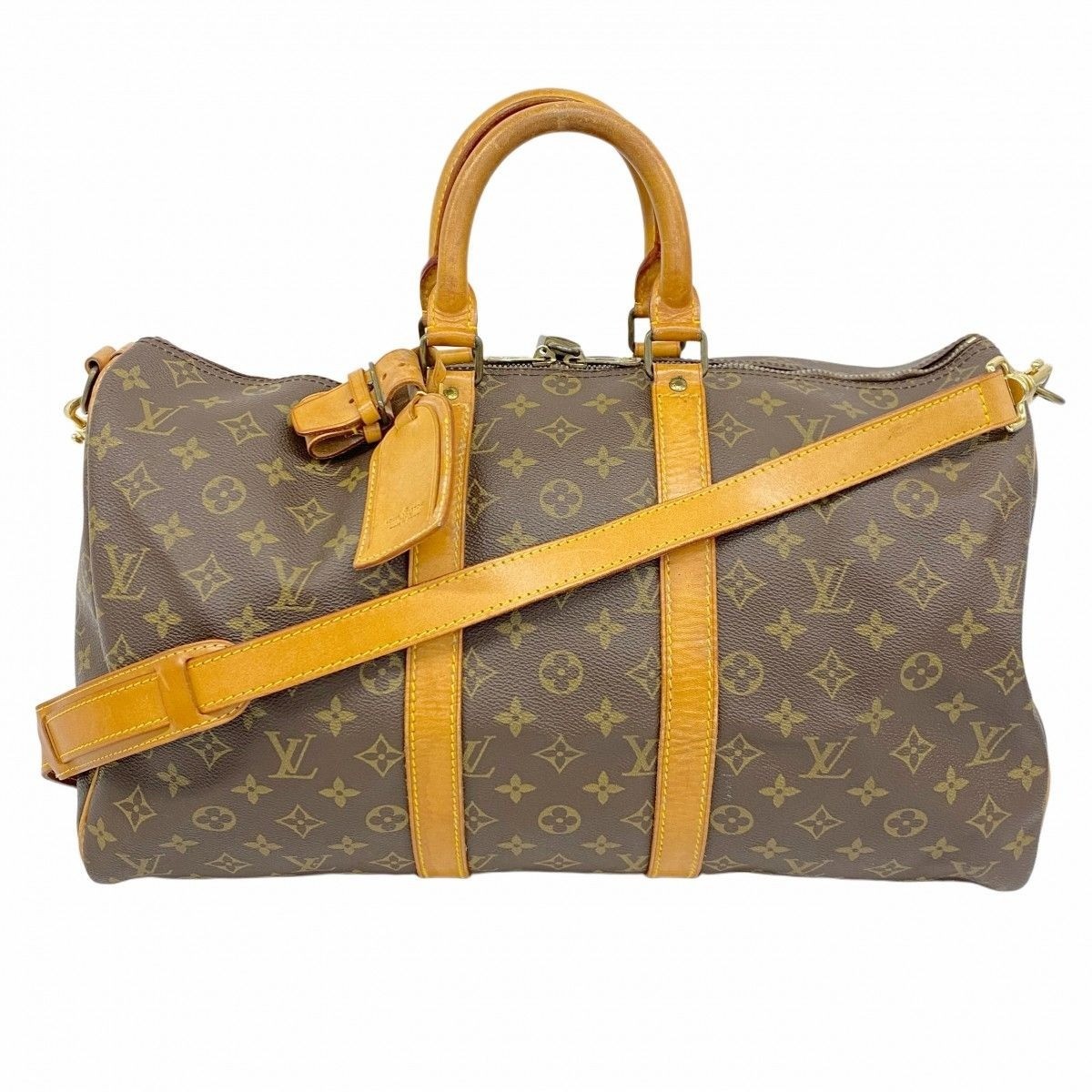 LOUIS VUITTON Keepall Bandouliere Size 45 Monogram Brown M41418