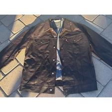 Levi's® Mens Midweight Faux Leather Trucker Jacket