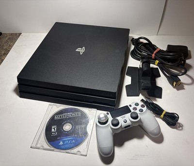 Sony PlayStation 4 Pro PS4 1TB Home Gaming Console Tested Working - Controller