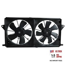 Dual Radiator Cooling Fan Compatible with Cadillac DTS Buick Lucerne 2006 2007
