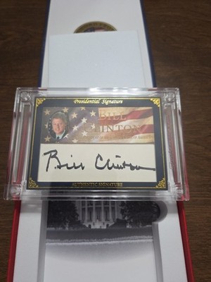 POTUS - Authentic Signature By President Bill Clinton. 4/23