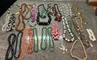 Fabulous Lot of  32 Vintage Estate Costume Jewelry -Necklaces