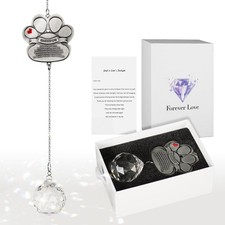 Pet Memorial Gifts for Loss of Dog Cat, Dog Memorial Crystal Suncatcher, Pet ...