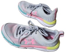    New Under Armour Assert 8 Shoes Multicolor Girls Size 7 Youth