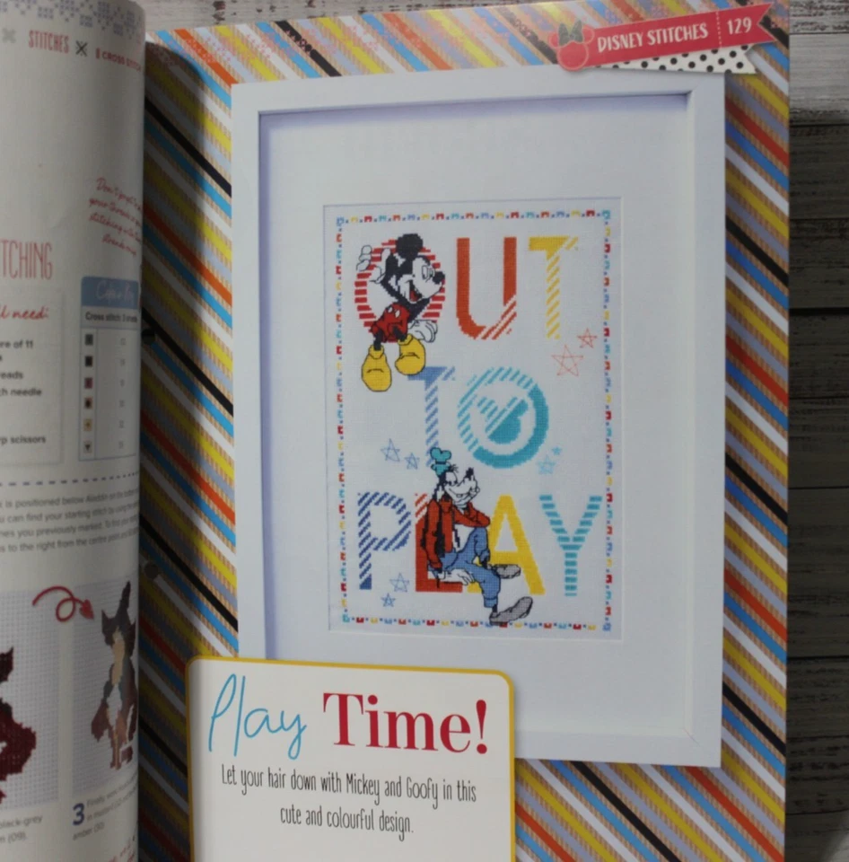 DISNEY HACHETTE cross stitch magazine ISSUE 73 please read description - Image 3 of 4
