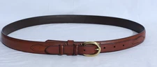 LEATHER Ranger Mens Belt 4342 Brown Western Cowboy Size 44