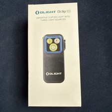 Olight Oclip Pro Clip-On Light 3 Light Sources Rechargeable Compact