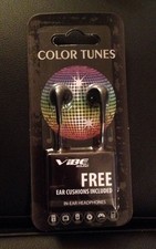 one COLOR TUNES Headphones  /Black color 