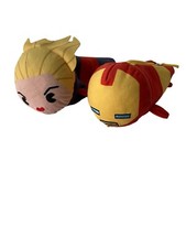 Yoobi X Iron Man  Captain Marvel Pencil Case Storage Pouches School - Set of 2
