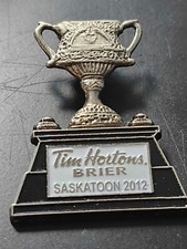Tim Horton Brier 2012  Saskatoon SK pin