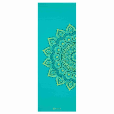 GAIAM Yoga Matte türkis mit Mandala 6 mm