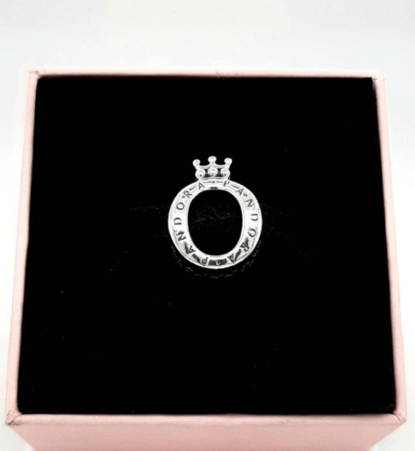 Genuine Pandora Crown Logo Charm 797401 FREE DELIVERY - Picture 1 of 2